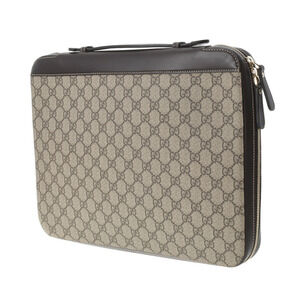 Gucci Canvas Tan GG Briefcase Beige Supreme